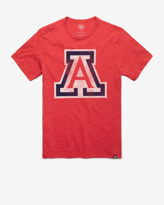 ARIZONA WILDCATS GRIT '47 SCRUM TEE RESCUE RED
