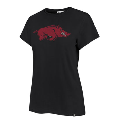 ARKANSAS RAZORBACKS PREMIER '47 FRANKIE TEE WOMENS FLINT BLACK