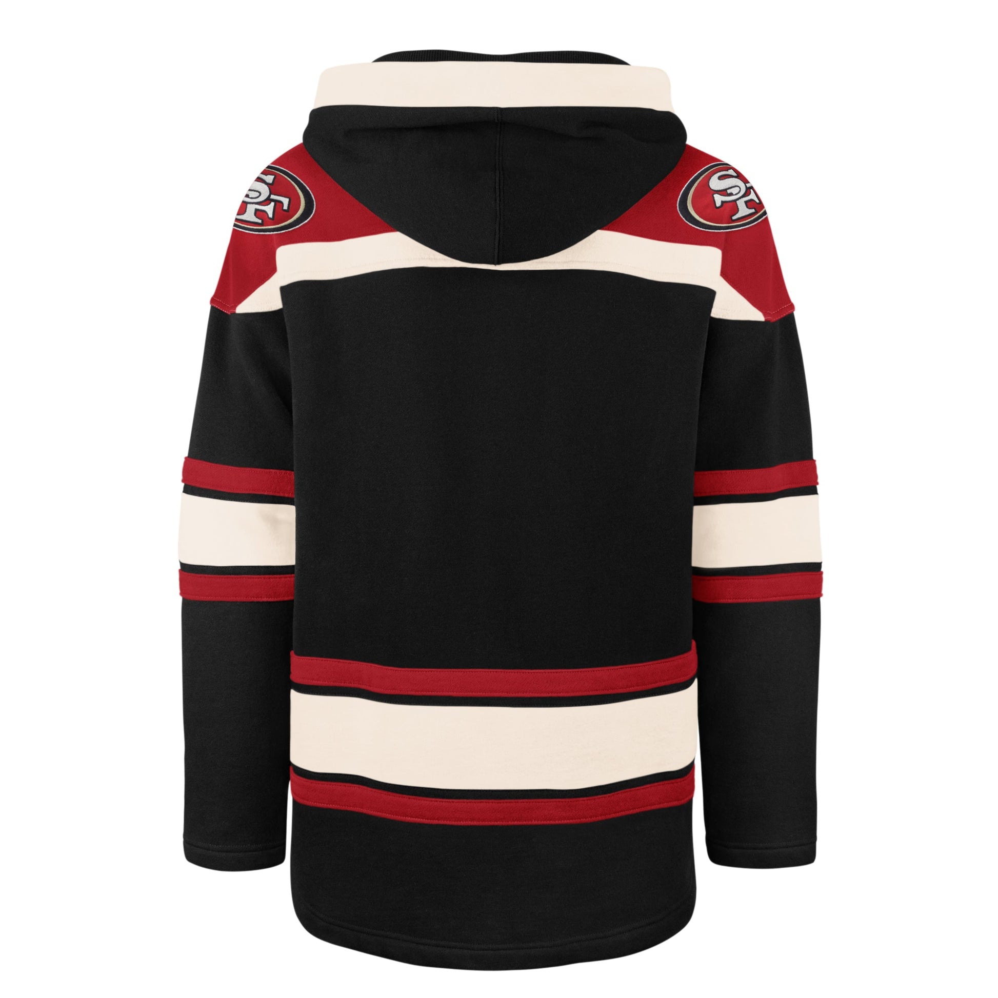 SAN FRANCISCO 49ERS SUPERIOR '47 LACER HOOD JET BLACK