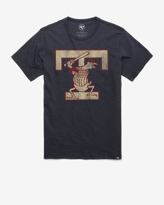 TOLEDO MUD HENS '47 GRIT SCRUM TEE FALL NAVY
