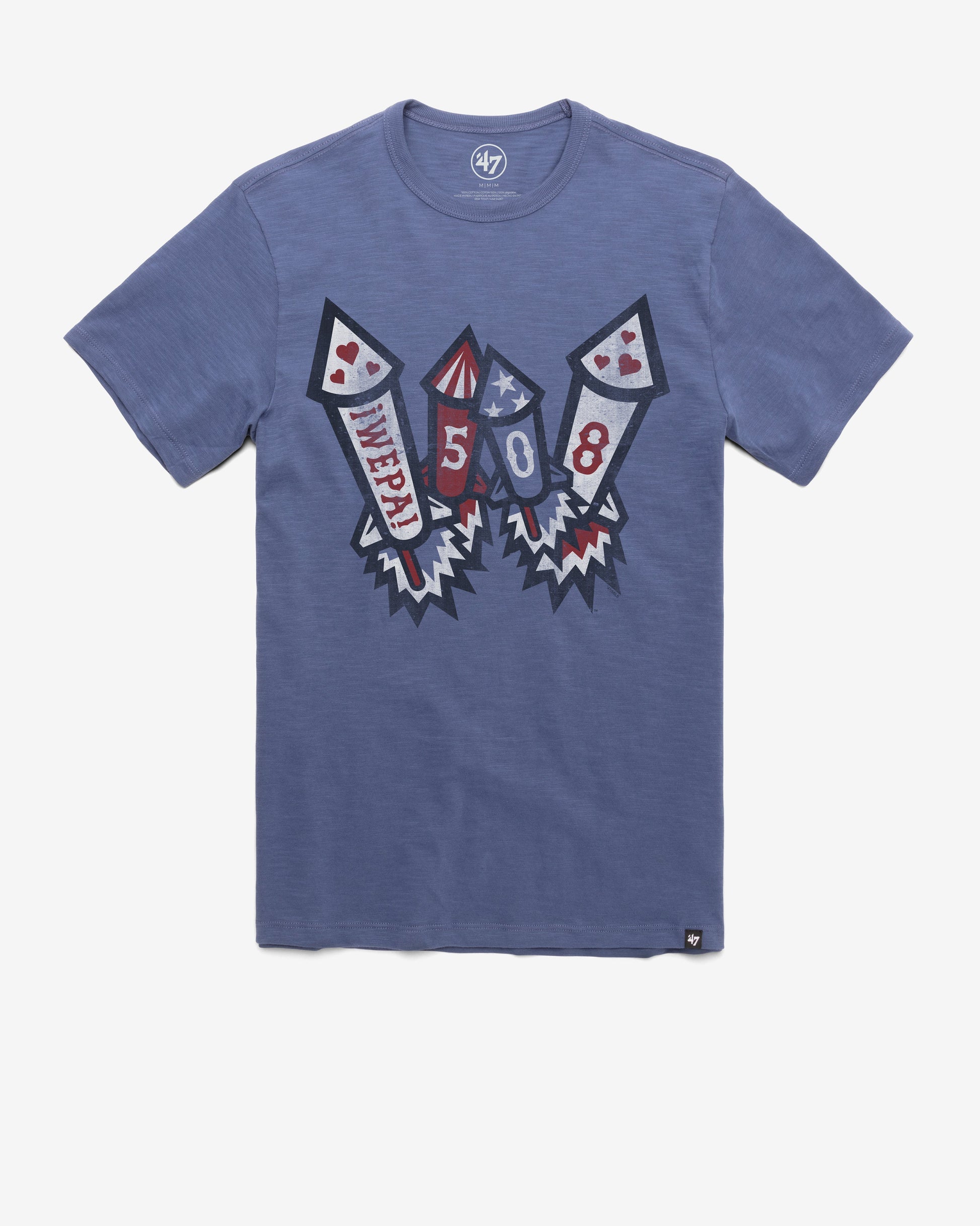 WORCESTER RED SOX COPA '47 GRIT SCRUM TEE BLEACHER BLUE