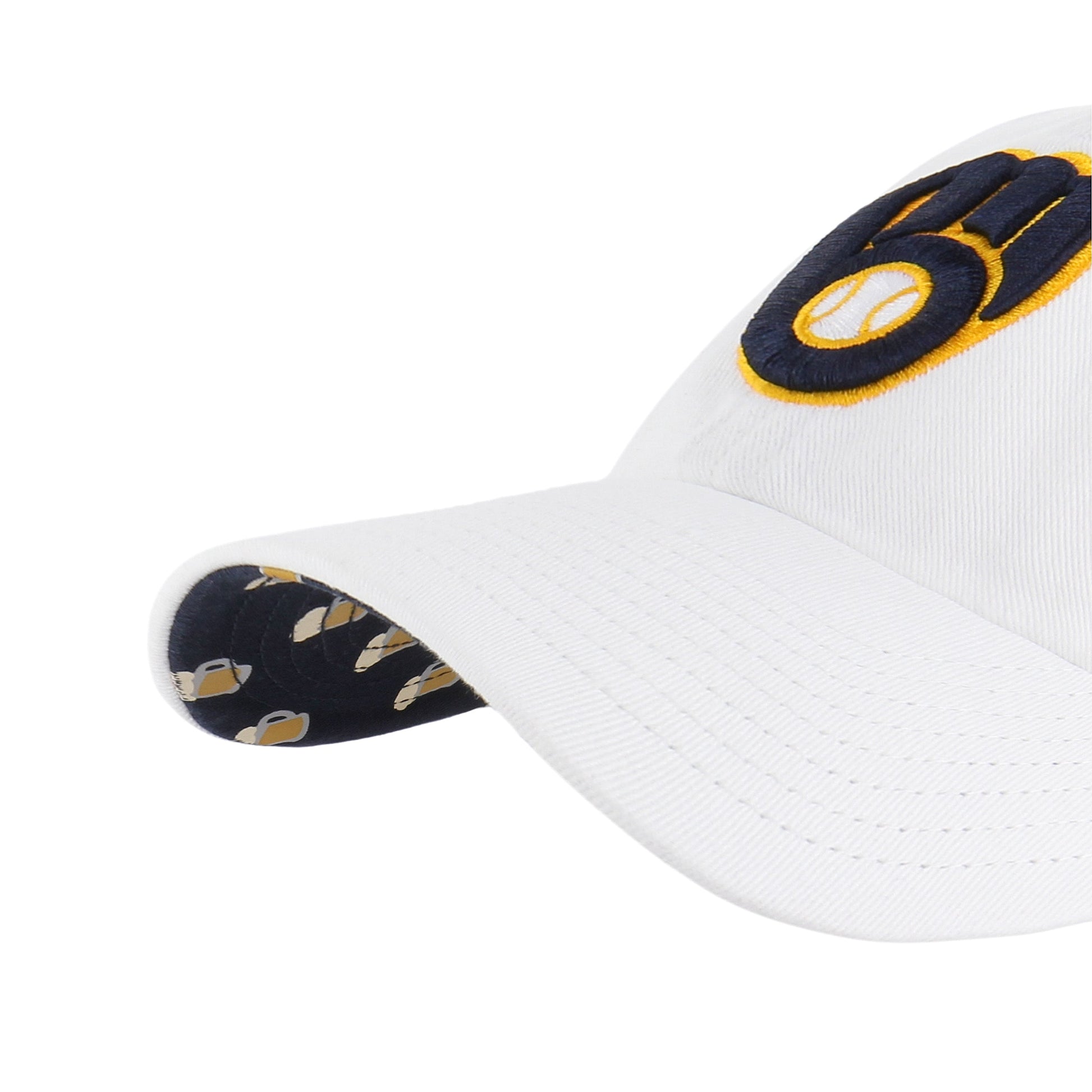 MILWAUKEE BREWERS CONFETTI ICON '47 CLEAN UP WOMENS WHITE