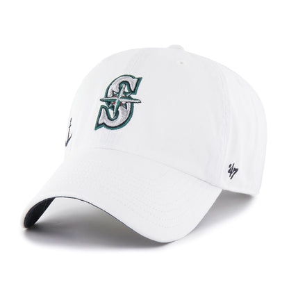 SEATTLE MARINERS CONFETTI ICON '47 CLEAN UP WOMENS WHITE