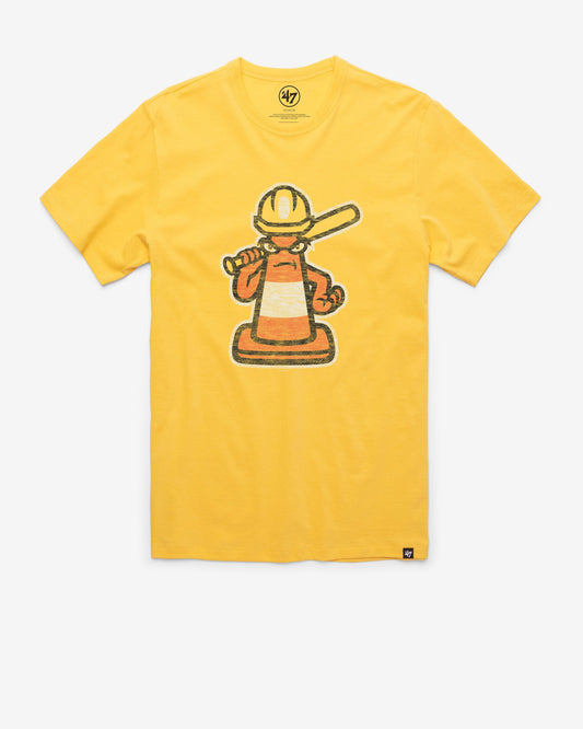 CHARLOTTE KNIGHTS PREMIER '47 FRANKLIN TEE GOLDFINCH