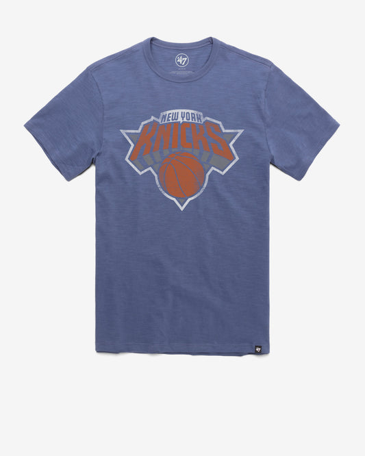 NEW YORK KNICKS GRIT '47 SCRUM TEE BLEACHER BLUE