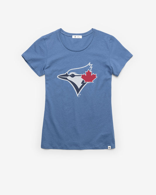TORONTO BLUE JAYS PREMIER '47 FRANKIE TEE WOMENS CADET BLUE