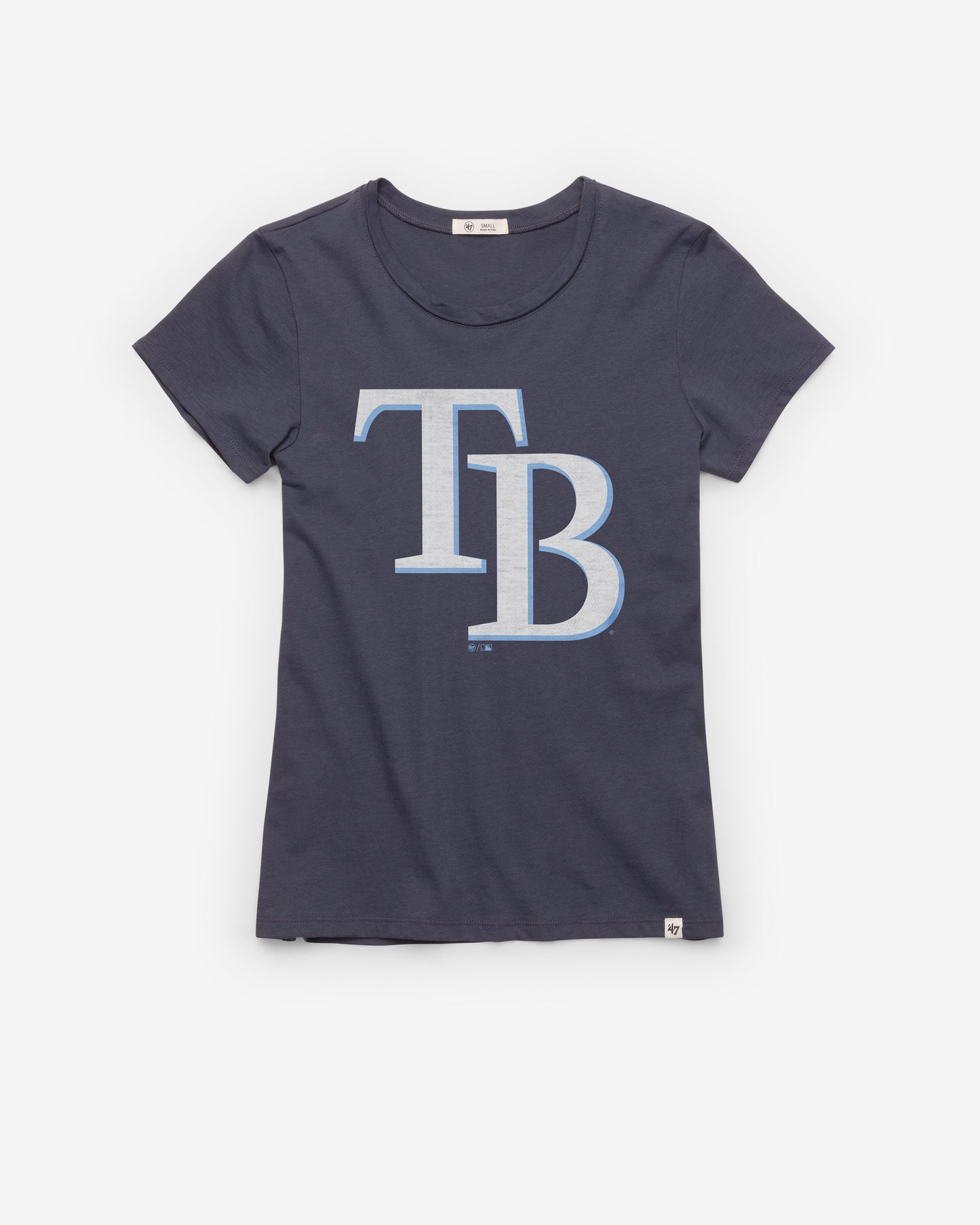 TAMPA BAY RAYS PREMIER '47 FRANKIE TEE WOMENS ATLAS BLUE