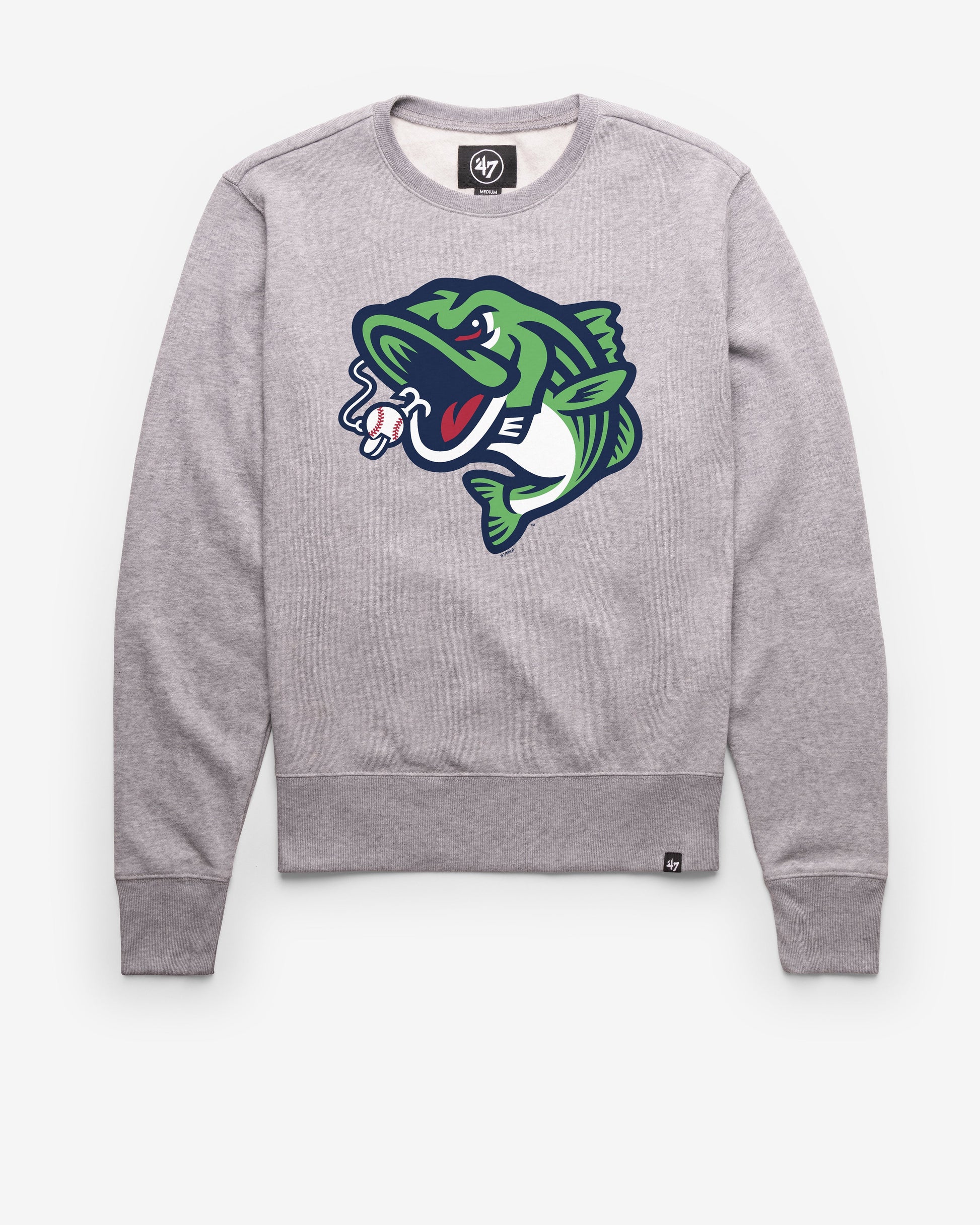 GWINNETT STRIPERS IMPRINT '47 HEADLINE CREW SLATE GREY