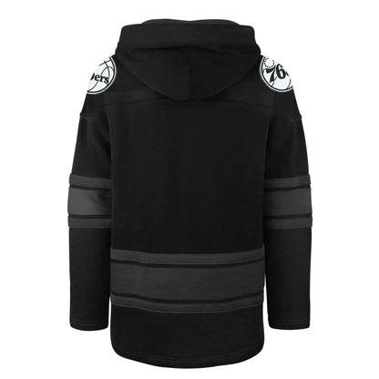 PHILADELPHIA 76ERS ANTHRACITE SUPERIOR '47 LACER HOOD JET BLACK