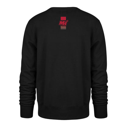 MIAMI HEAT CITY EDITION POSTGAME '47 HEADLINE CREW JET BLACK