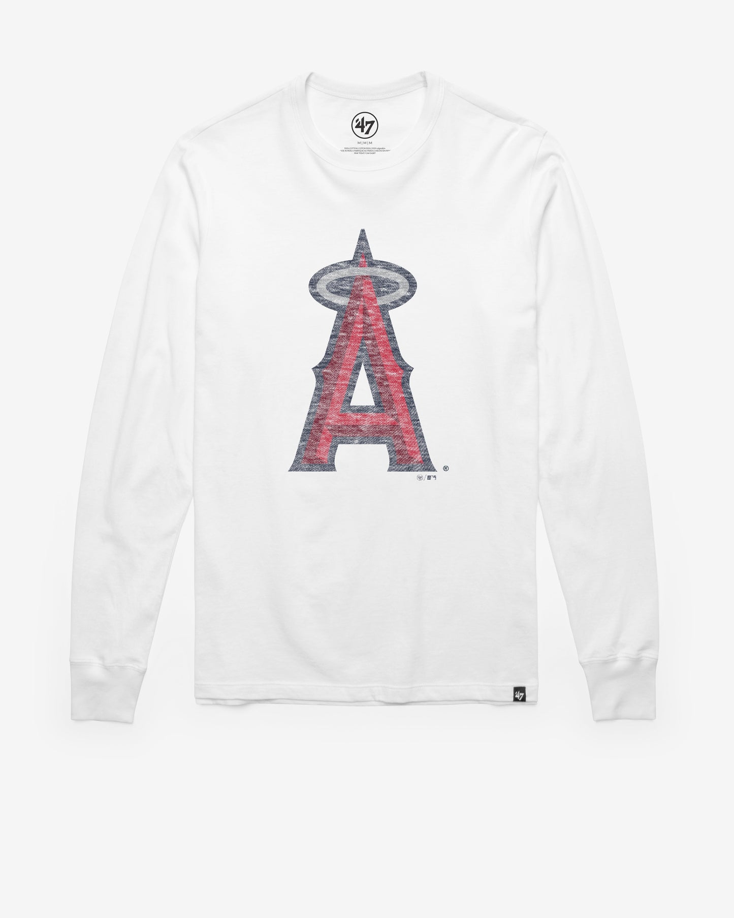 LOS ANGELES ANGELS PREMIER '47 FRANKLIN LONG SLEEVE TEE WHITE WASH