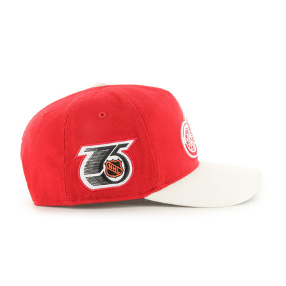 DETROIT RED WINGS VINTAGE RETRO FREEZE '47 HITCH RED