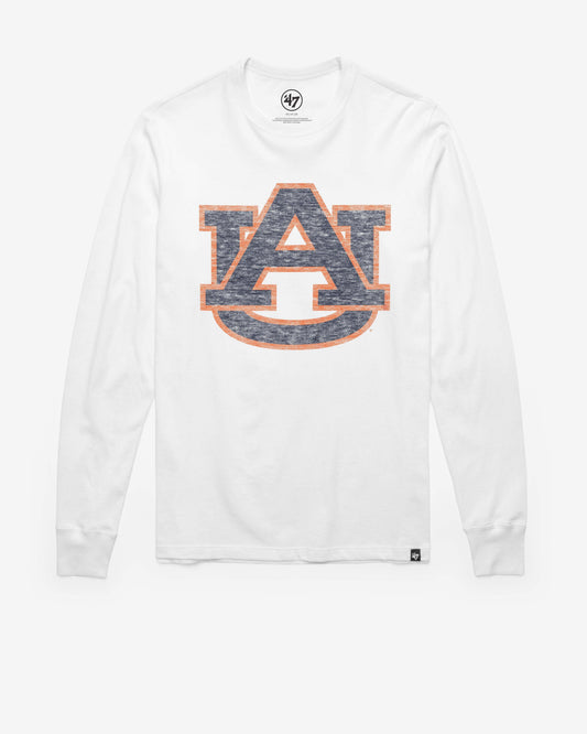 AUBURN TIGERS PREMIER '47 FRANKLIN LONG SLEEVE TEE WHITE WASH