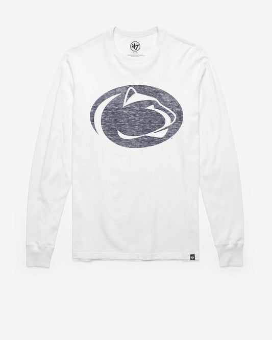 PENN STATE NITTANY LIONS PREMIER '47 FRANKLIN LONG SLEEVE TEE WHITE WASH