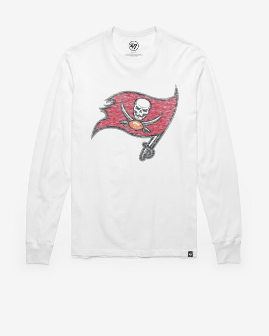 TAMPA BAY BUCCANEERS PREMIER '47 FRANKLIN LONG SLEEVE TEE WHITE WASH
