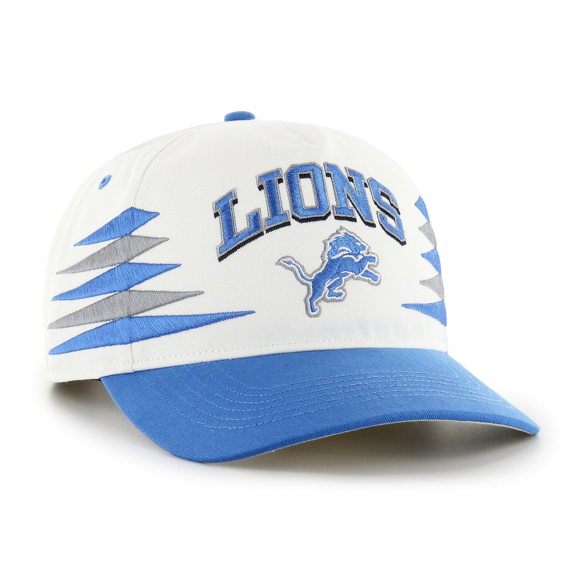 DETROIT LIONS DIAMOND CUT '47 HITCH RF RELAXED FIT WHITE