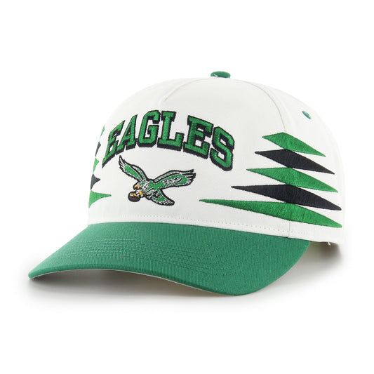 PHILADELPHIA EAGLES HISTORIC DIAMOND CUT '47 HITCH RF RELAXED FIT WHITE