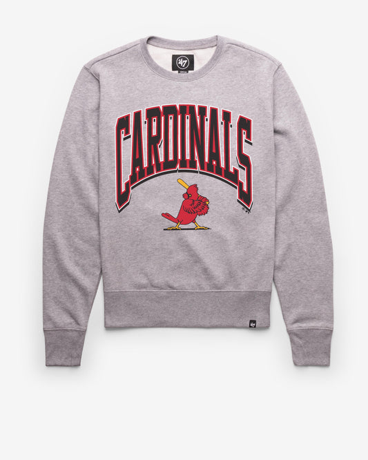 ST. LOUIS CARDINALS COOPERSTOWN WALK TALL '47 HEADLINE CREW SLATE GREY
