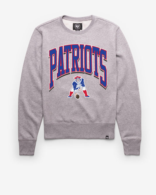 NEW ENGLAND PATRIOTS HISTORIC WALK TALL '47 HEADLINE CREW SLATE GREY