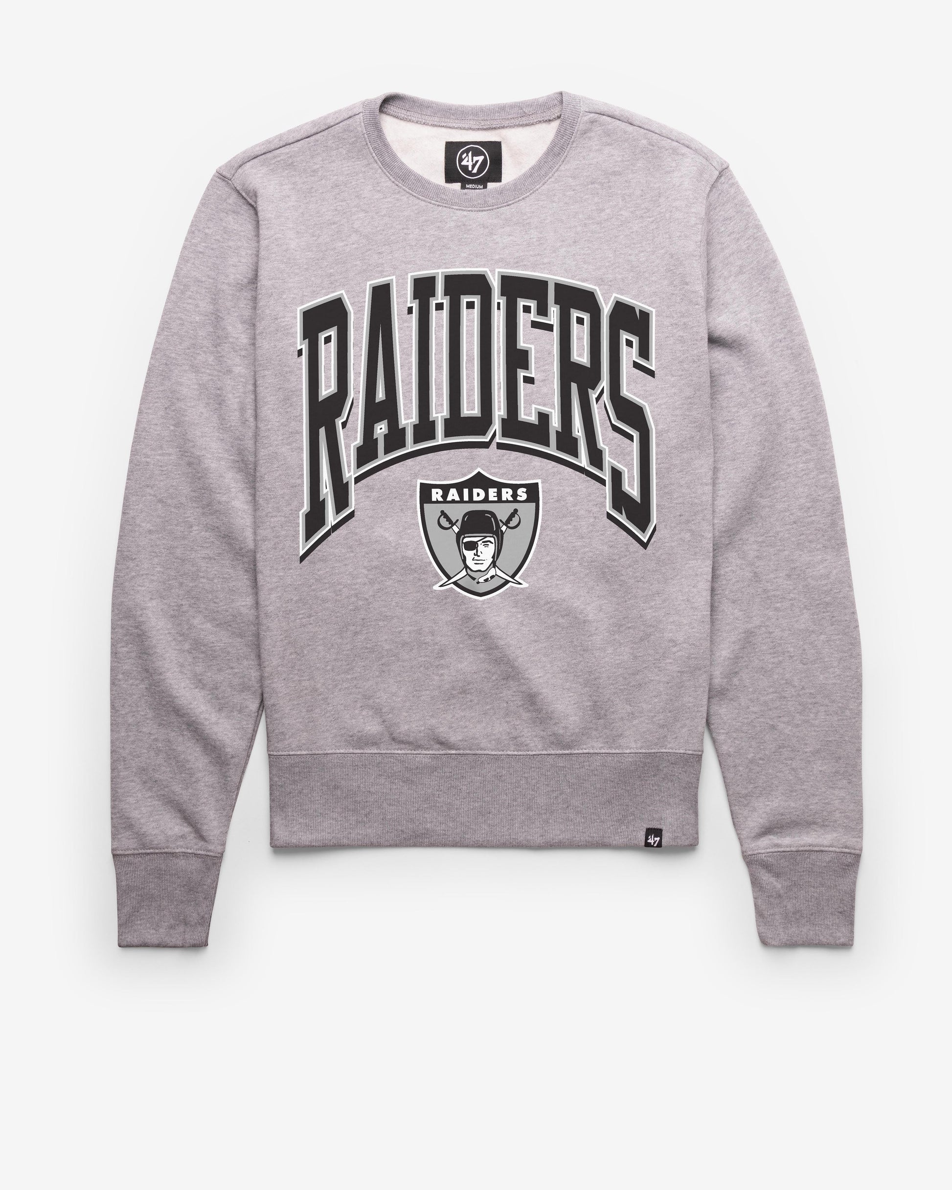 LAS VEGAS RAIDERS HISTORIC WALK TALL '47 HEADLINE CREW SLATE GREY
