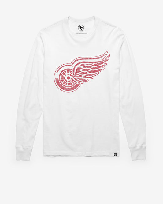 DETROIT RED WINGS PREMIER '47 FRANKLIN LONG SLEEVE TEE WHITE WASH