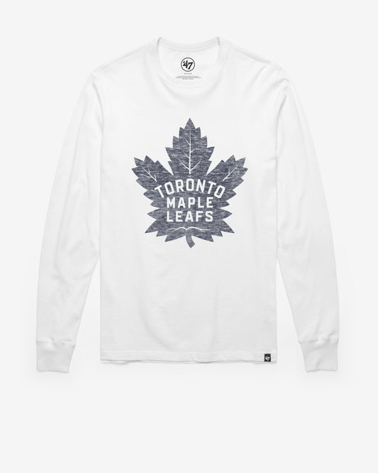 TORONTO MAPLE LEAFS PREMIER '47 FRANKLIN LONG SLEEVE TEE WHITE WASH