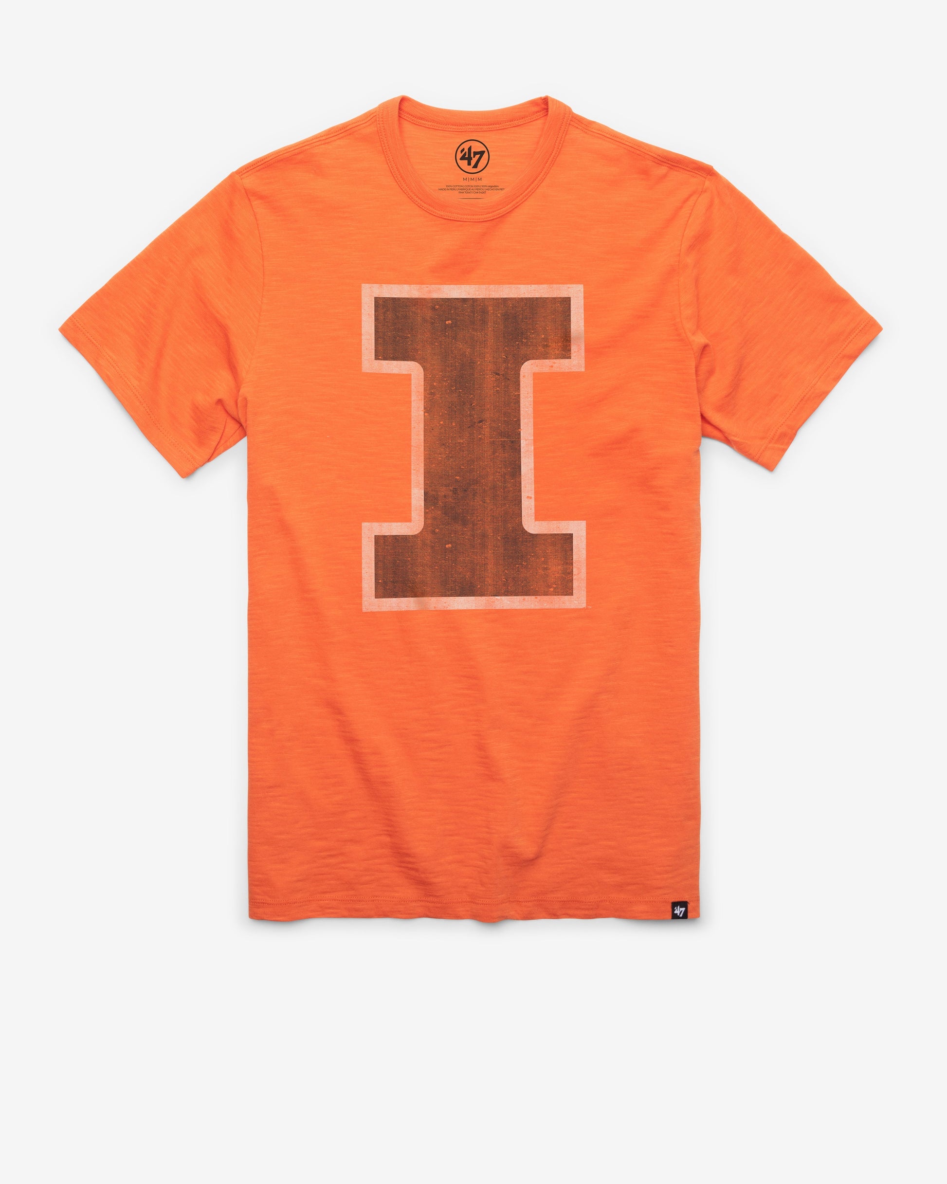 ILLINOIS FIGHTING ILLINI GRIT '47 SCRUM TEE CARROT