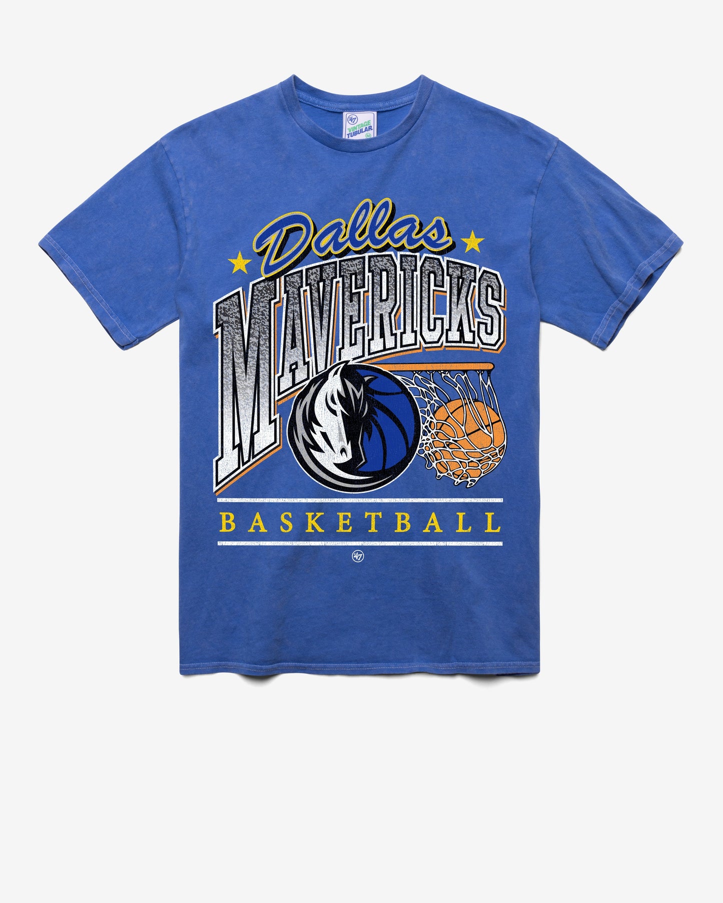 DALLAS MAVERICKS LOCKER '47 TUBULAR TEE DT CALI BLUE