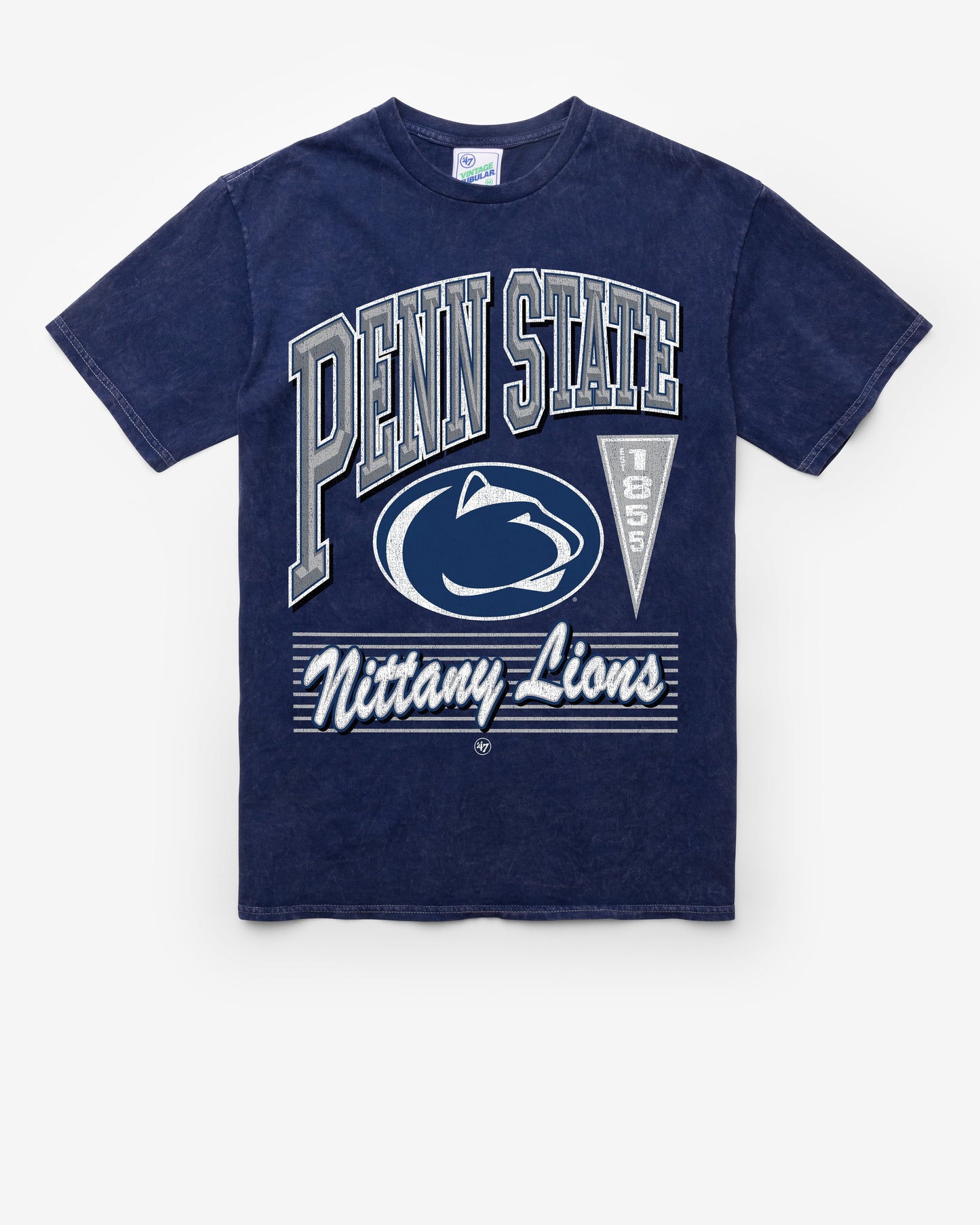 PENN STATE NITTANY LIONS LOCKER VINTAGE '47 TUBULAR TEE DT NAVY