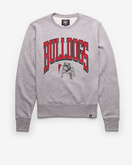 GEORGIA BULLDOGS VINTAGE WALK TALL '47 HEADLINE CREW SLATE GREY