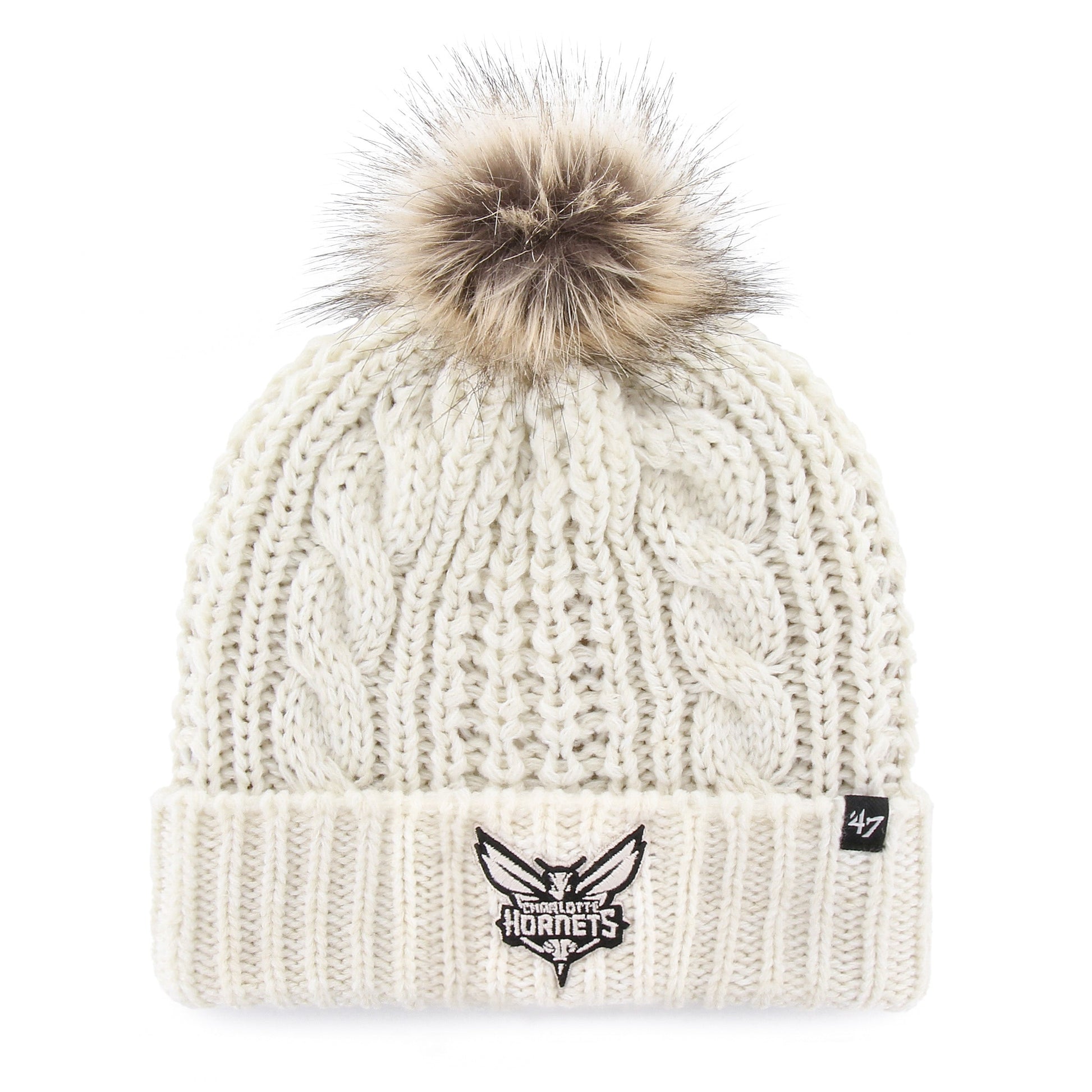 CHARLOTTE HORNETS MEEKO '47 CUFF KNIT WOMENS WHITE