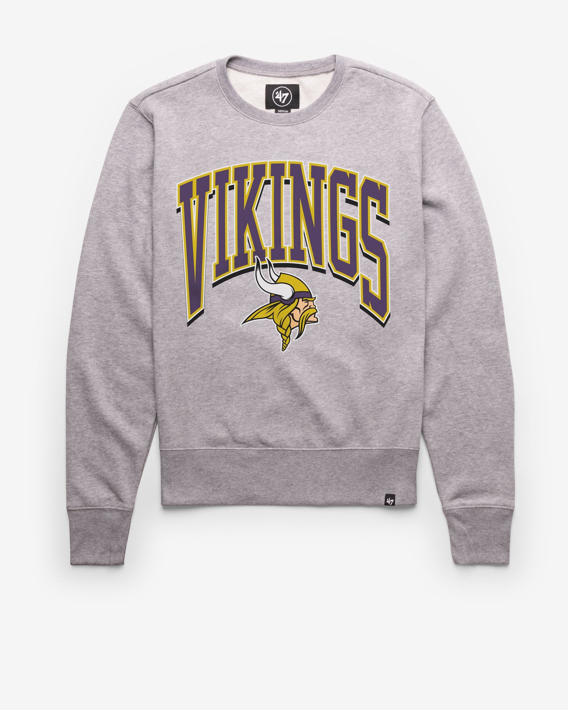 MINNESOTA VIKINGS WALK TALL '47 HEADLINE CREW SLATE GREY