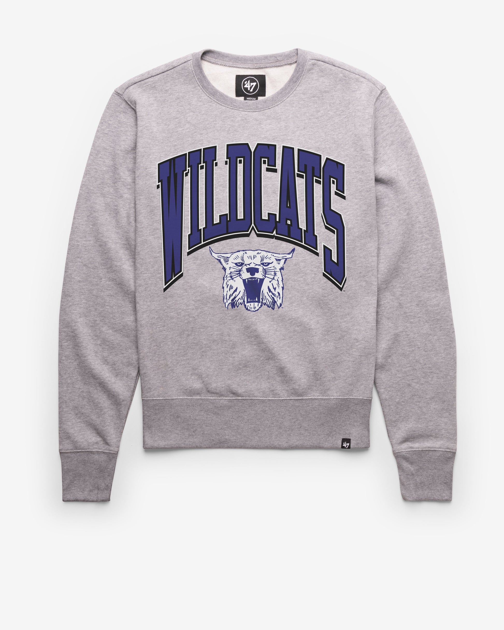 KENTUCKY WILDCATS VINTAGE WALK TALL '47 HEADLINE CREW SLATE GREY