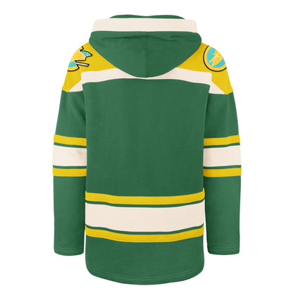 CALIFORNIA GOLDEN SEALS VINTAGE SUPERIOR '47 LACER HOOD KELLY