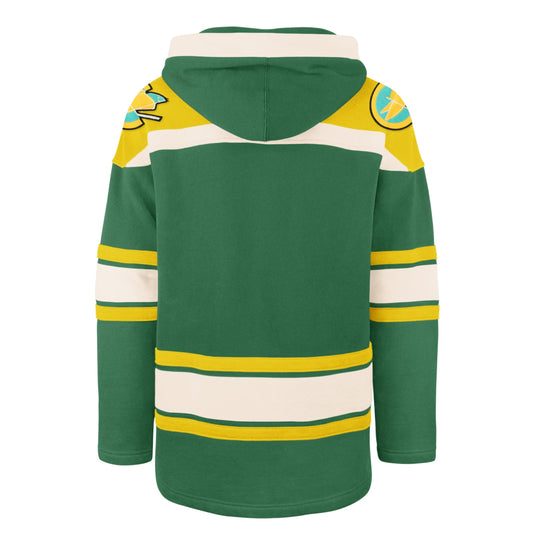CALIFORNIA GOLDEN SEALS VINTAGE SUPERIOR '47 LACER HOOD KELLY