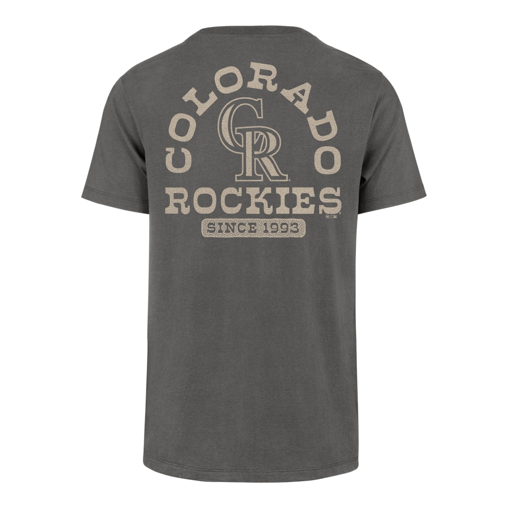 COLORADO ROCKIES BACK CANYON '47 FRANKLIN TEE CINDER