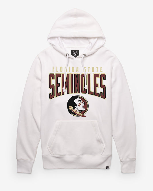 FLORIDA STATE SEMINOLES TEAM ELEMENTS ARCH '47 HEADLINE HOOD WHITE WASH