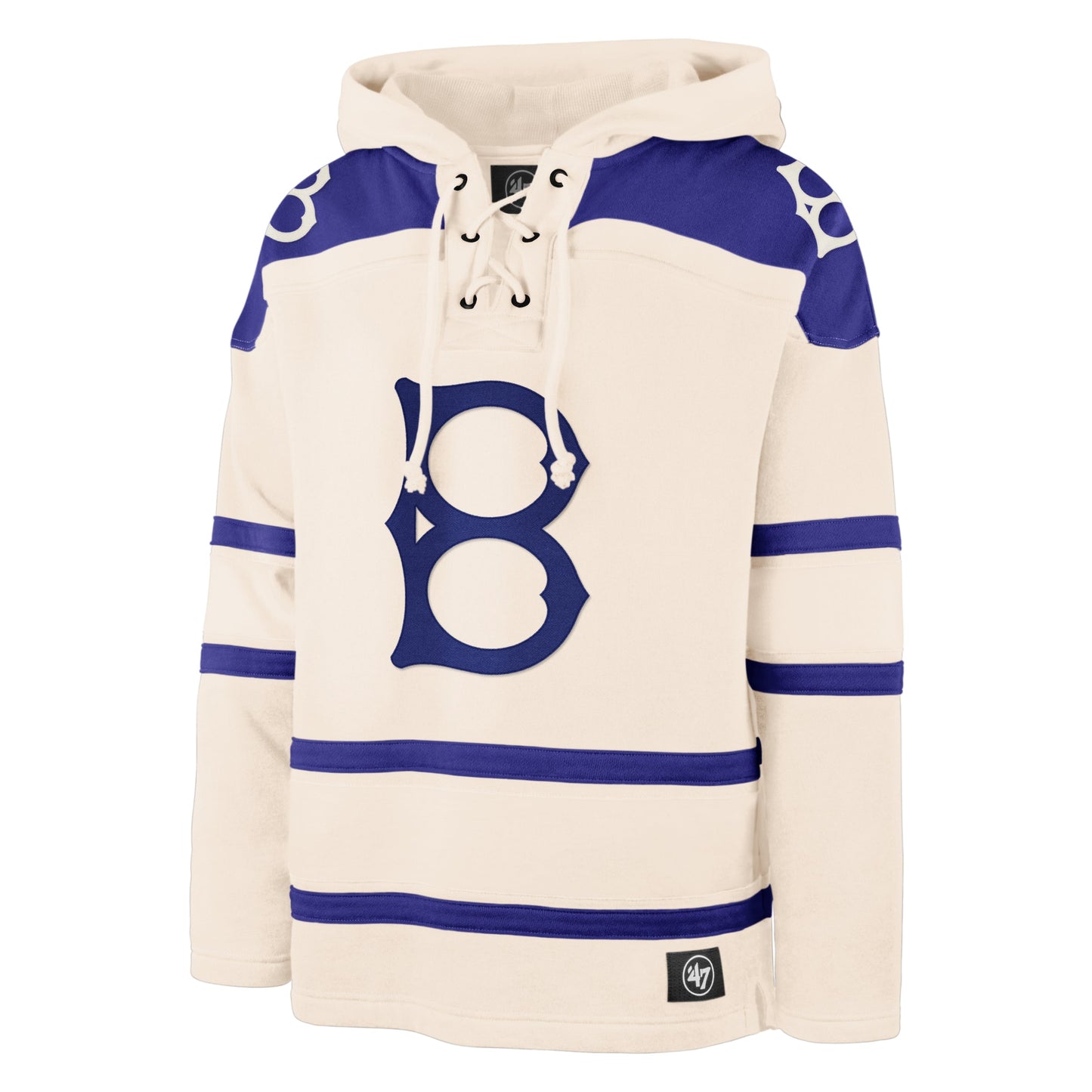 LOS ANGELES DODGERS COOPERSTOWN SUPERIOR '47 LACER HOOD CREAM