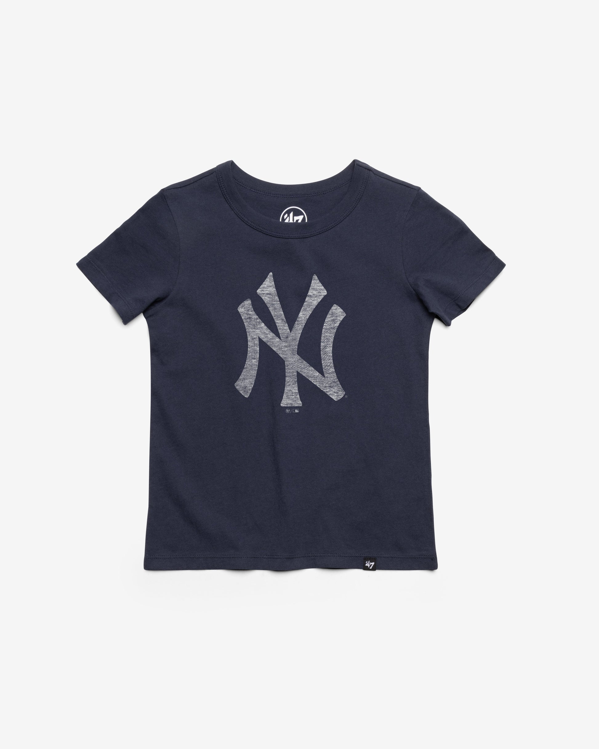 NEW YORK YANKEES PREMIER '47 FRANKLIN TEE KIDS ATLAS BLUE