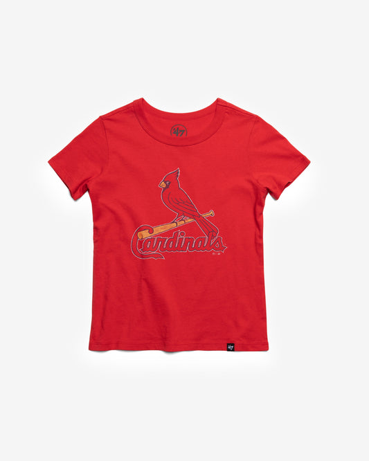 ST. LOUIS CARDINALS PREMIER '47 FRANKLIN TEE KIDS RACER RED