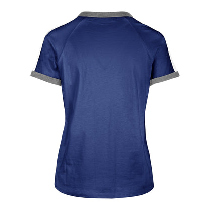 LOS ANGELES DODGERS DOUBLE HEADER SWEET HEAT '47 PEYTON TEE WOMENS JETTY BLUE