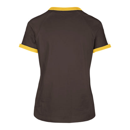 SAN DIEGO PADRES DOUBLE HEADER SWEET HEAT '47 PEYTON TEE WOMENS ESPRESSO