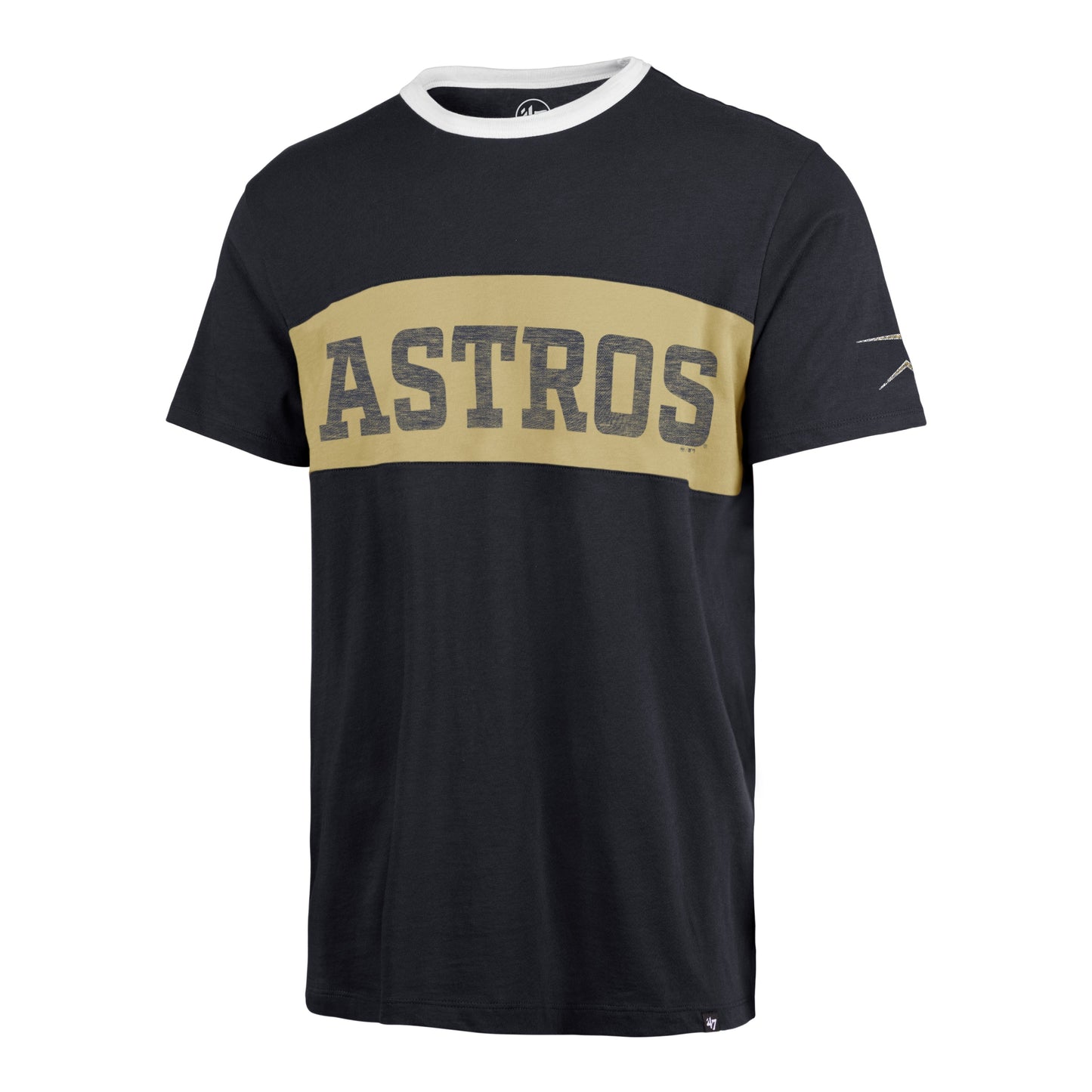 HOUSTON ASTROS COOPERSTOWN DOUBLE HEADER CLOSER '47 PARKER TEE ATLAS BLUE