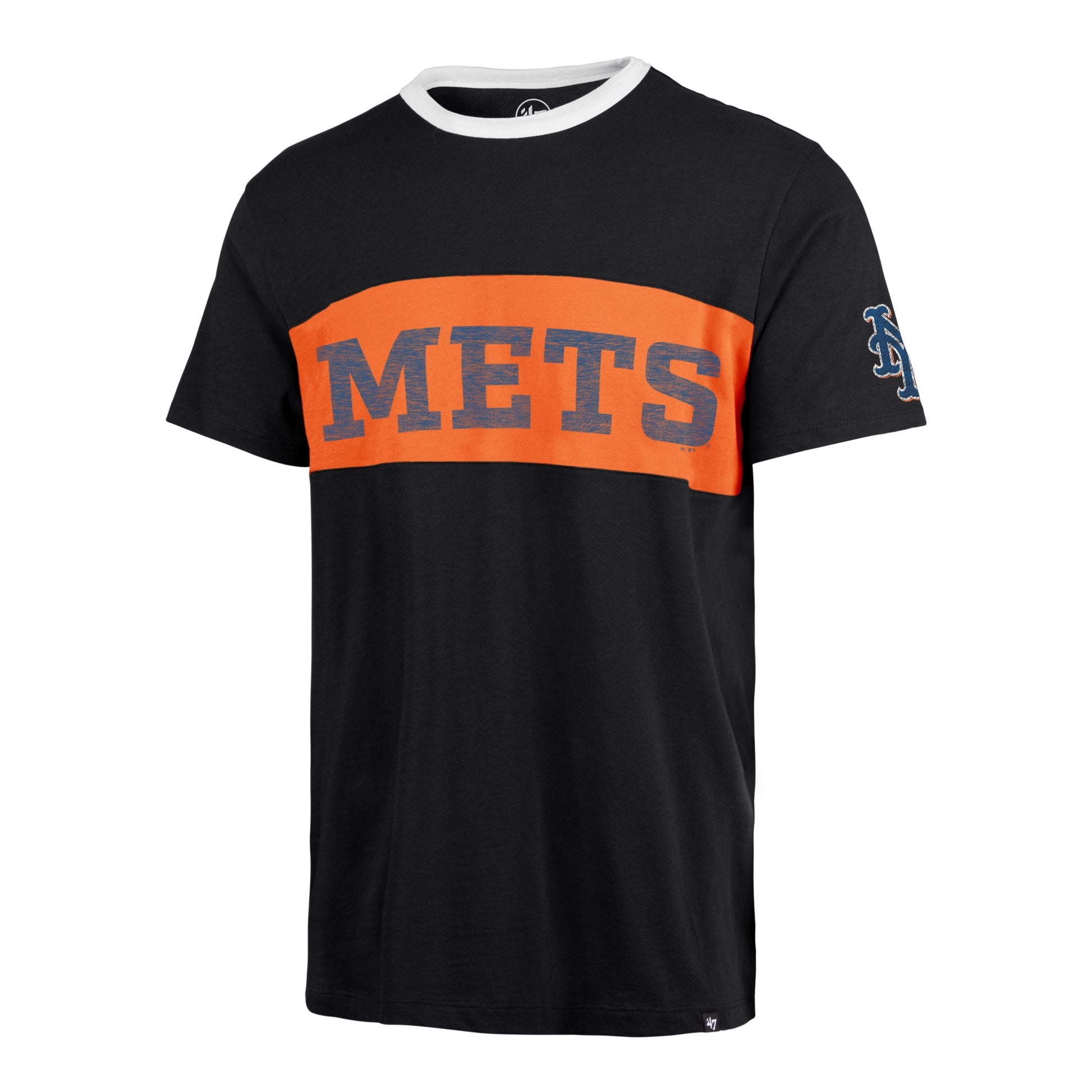 NEW YORK METS COOPERSTOWN DOUBLE HEADER CLOSER '47 PARKER TEE FLINT BLACK