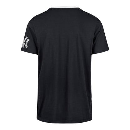 NEW YORK YANKEES COOPERSTOWN DOUBLE HEADER CLOSER '47 PARKER TEE ATLAS BLUE