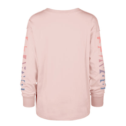 ATLANTA BRAVES CLOUD NINE '47 SOA LONG SLEEVE TEE WOMENS SEASHELL