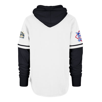 HOUSTON ASTROS COOPERSTOWN TRIFECTA '47 SHORTSTOP PULLOVER HOOD WHITE WASH