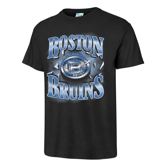 BOSTON BRUINS 100TH ANNIVERSARY RETURN OF A CHAMP LOCKER VINTAGE '47 TUBULAR TEE DT BLACK