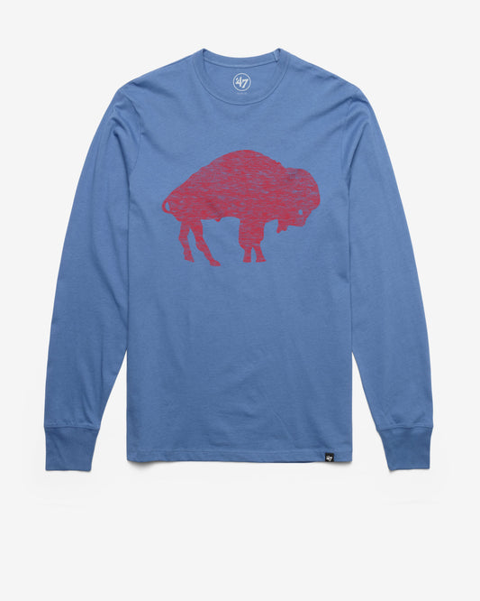 BUFFALO BILLS HISTORIC PREMIER '47 FRANKLIN LONG SLEEVE CADET BLUE