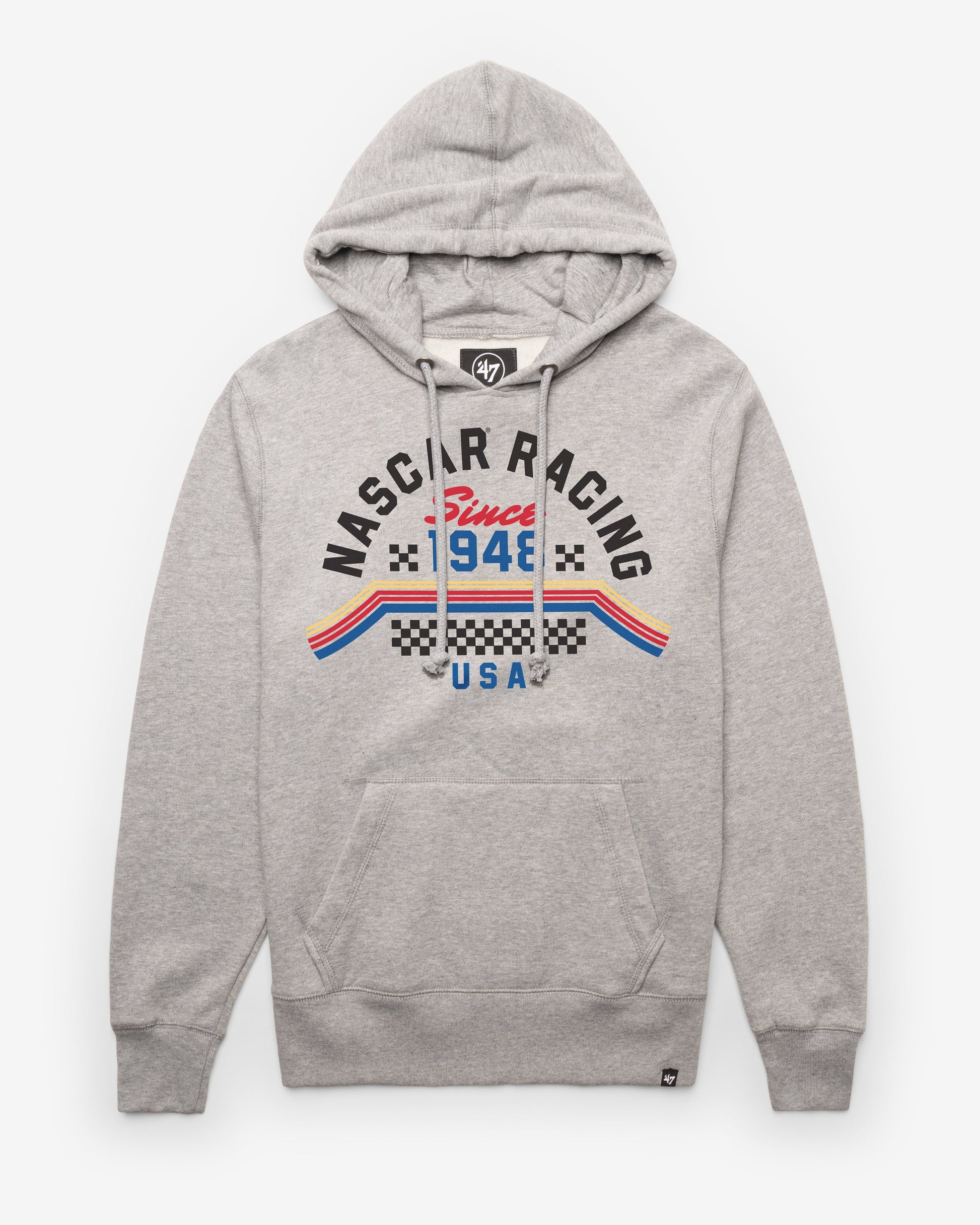 NASCAR LOGO IMPRINT '47 HEADLINE HOOD SLATE GREY